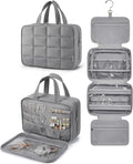 Portable Waterproof Makeup Bag with High Capacity