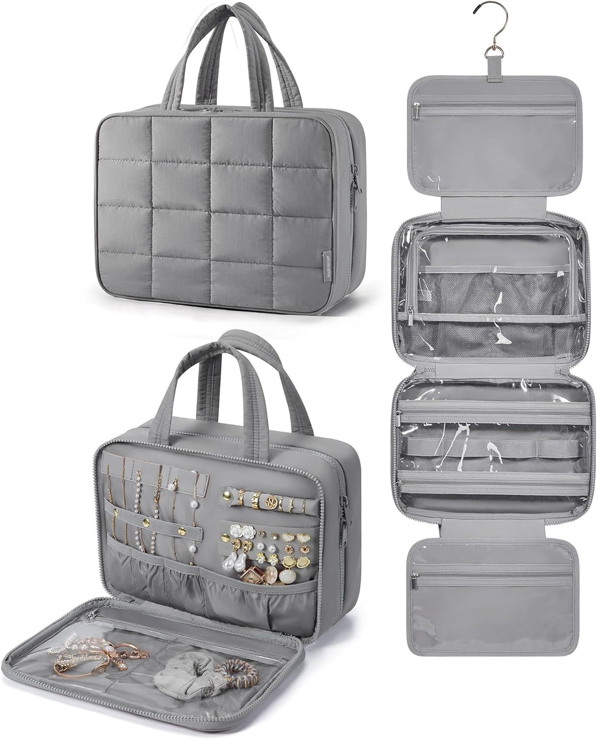 Portable Waterproof Makeup Bag with High Capacity