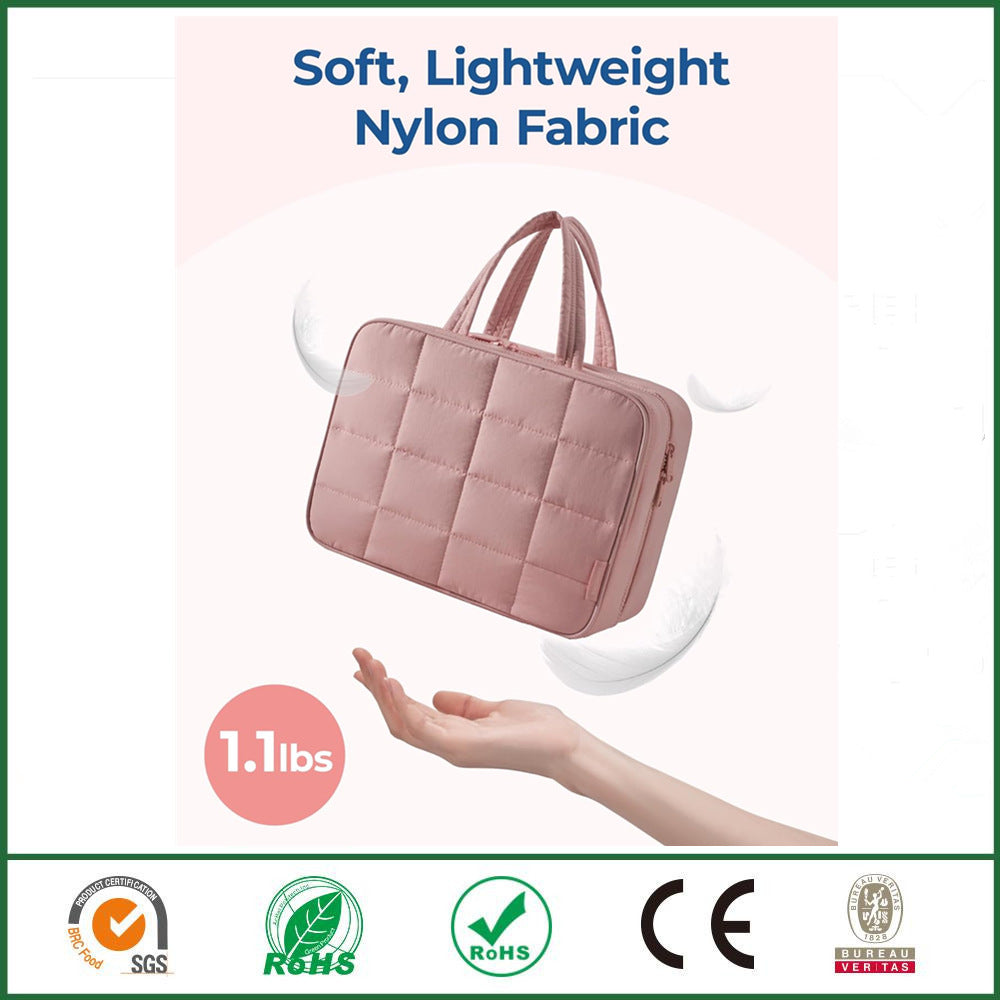 Portable Waterproof Makeup Bag with High Capacity