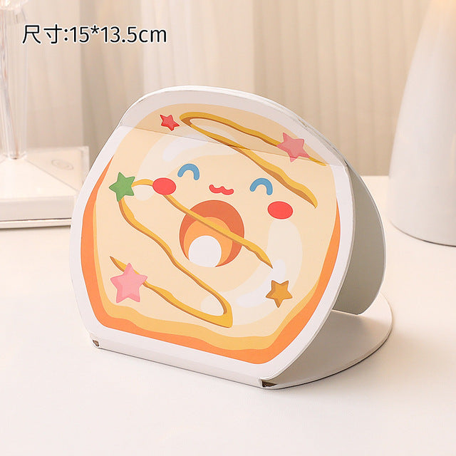 Cute Cartoon Alien Girl Makeup Folding Mirror