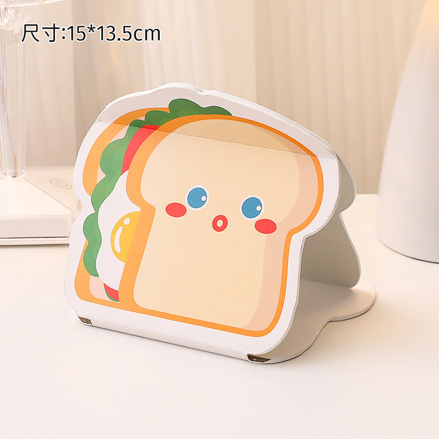 Cute Cartoon Alien Girl Makeup Folding Mirror