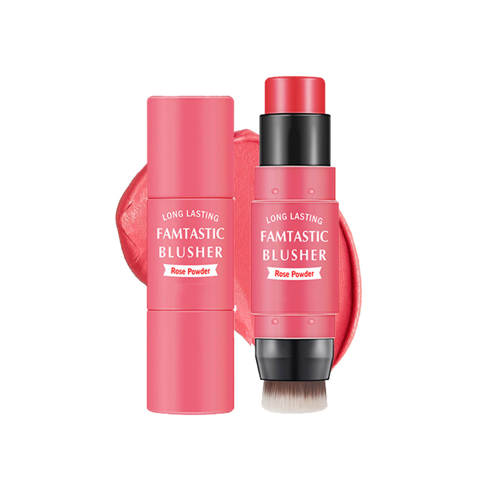 Double Head Blusher Stick - Waterproof Makeup Brush