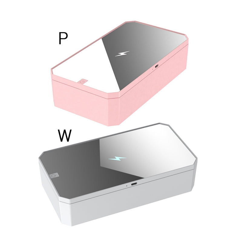 UVC Sterilization Box with Handheld Makeup Mirror